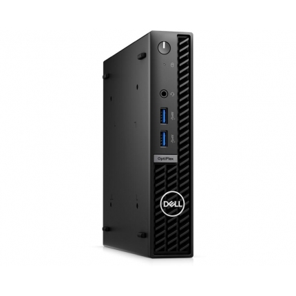 Dell OptiPlex MT 7020, Intel Core i3-14100 vPro (4C, 8T, 12MB cache, up to 4.7GHz Turbo), 8GB (1x8GB) DDR5, 512GB  M.2 SSD, Integrated Graphics, 8x DVD+/-RW, No WiFi, BG KBD, Mouse, Ubuntu, 3Y ProSupport